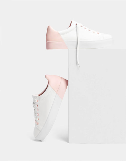 Trainers with heel detail